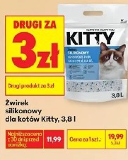 Żwirek silikonowy dla kotów Kitty, 3,8 l