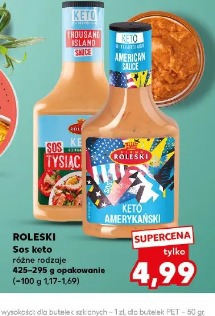 Roleski Sos keto różne rodzaje