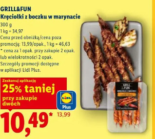 GRILL&FUN Kręciołki z boczku w marynacie