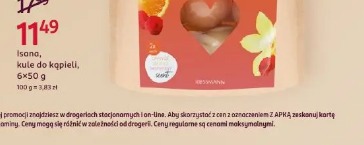 Isana kula do kąpieli 6x50 g