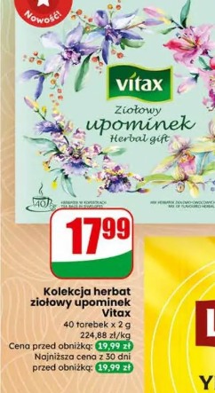 Kolekcja herbat ziołowy upominek Vitax