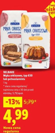 Belbake Mąka orkiszowa, typ 630 lub pełnoziarnista