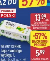 Wesoły Kurnik Jaja z wolnego wybiegu L