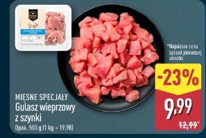 Mięsne Specjały Gulasz wieprzowy z szynki