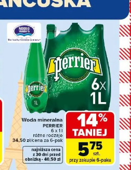 Woda mineralna Perrier
