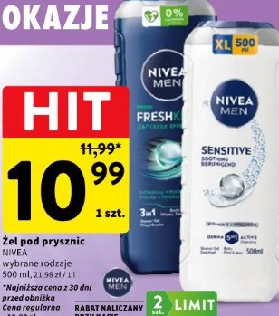 Żel pod prysznic Nivea Men