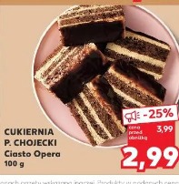 Cukiernia P. Chojęcki Ciasto Opera