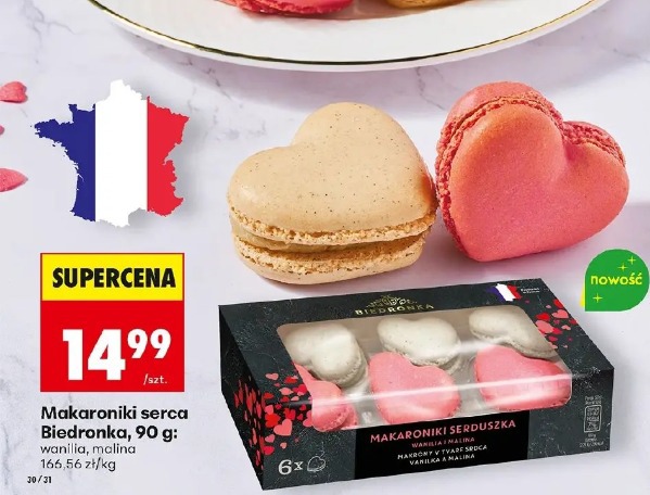 Makaroniki serca Biedronka
