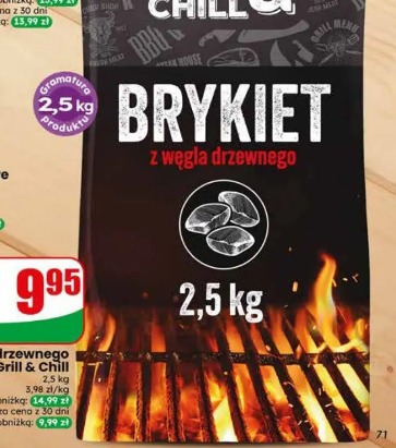 Brykiet z węgla drzewnego Grill & Chill