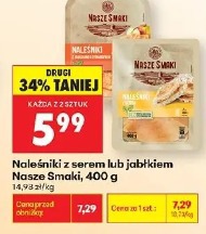 Naleśniki z serem lub jabłkiem Nasze Smaki