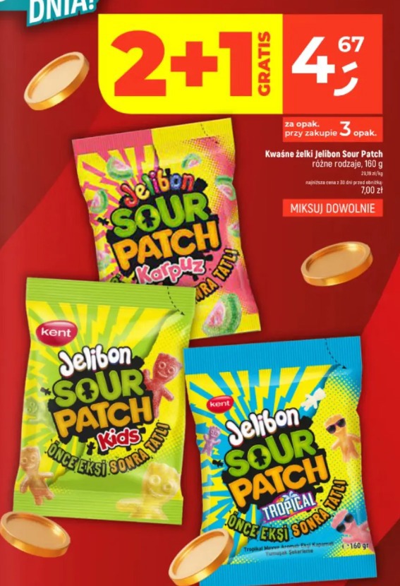 Kent Jelibon Sour Patch kwaśne żelki