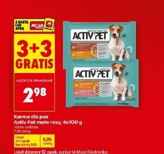 Karma dla psa Activ Pet małe rasy