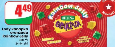 Lody kanapka oranżada Rainbow Jelly