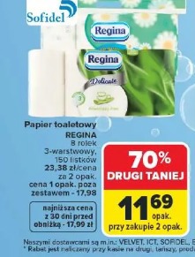 Papier toaletowy REGINA Ręcznik