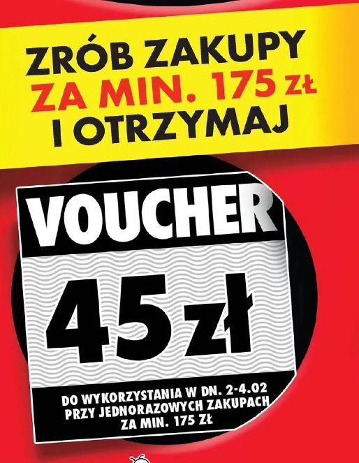 Voucher 45 zł za zakupy za min. 175 zł