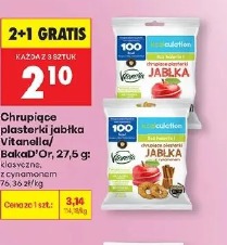Chrupiące plasterki jabłka Vitanella/Bakal'Dor
