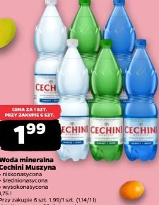 Woda mineralna Cechini Muszyna