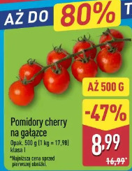 Pomidory cherry na gałązce