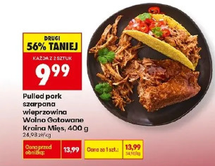 Pulled pork szarpana wieprzowina Wolno Gotowane Kraina Mięs