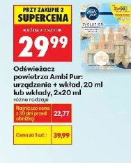 Odświeżacz powietrza Ambi Pur: urządzenie + wkład, 20 ml lub wkład, 2x20 ml