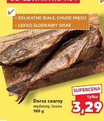 Dorsz czarny wędzony, tusza