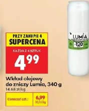 Wkład olejowy do zniczy Lumia