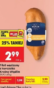 Filet wędzony z kurczaka Kraina Wędlin