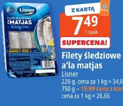 Filety śledziowe a'la matjas Lisner