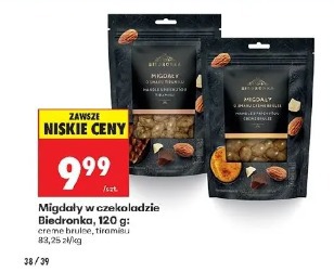 Migdały w czekoladzie Biedronka
