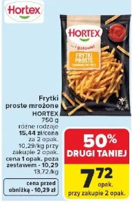 Frytki proste mrożone Hortex