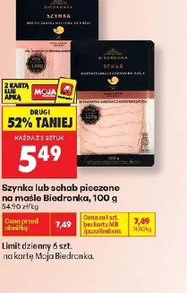 Szynka lub schab pieczone na maśle Biedronka