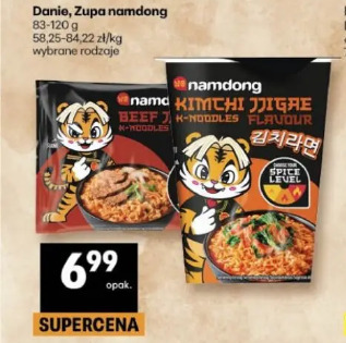Danie, Zupa namdong