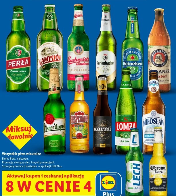 Wszystkie piwa w butelce