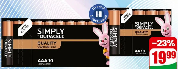 Duracell baterie alkaliczne