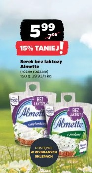 Serek bez laktozy Almette
