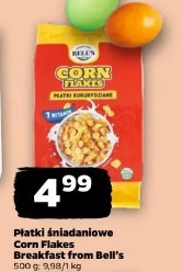 Płatki śniadaniowe Corn Flakes Breakfast from Bell's