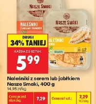 Naleśniki z serem lub jabłkiem Nasze Smaki