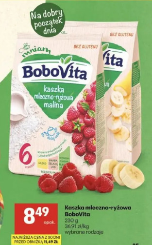 BoboVita kaszka mleczno-ryżowa 