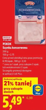 Pikok Szynka konserwowa