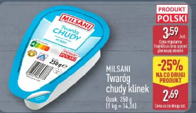 Milsani Twaróg chudy klinek