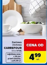 Zastawa stołowa Carrefour linia Viva