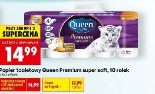 Papier toaletowy Queen Premium super soft