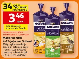 Makaron nitki 4-12-jajeczne Goliard