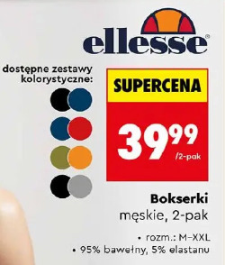 Bokserki męskie 2-pak Ellesse