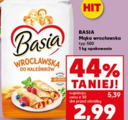 Mąka wrocławska typ 500 Basia