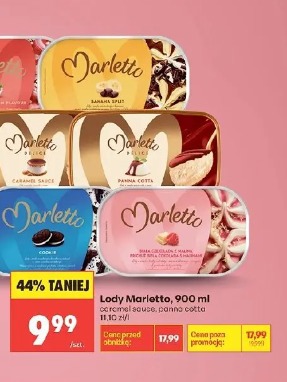 Lody Marletto, 900 ml caramel sauce, panna cotta