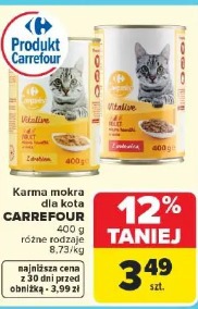 Carrefour Vitaline karma mokra dla kota