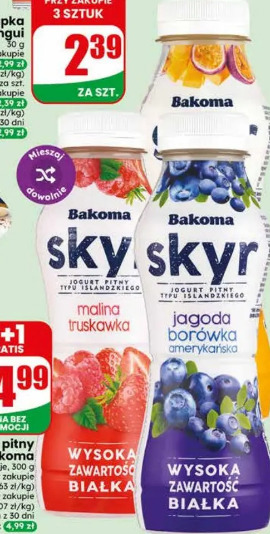 Jogurt pitny skyr Bakoma