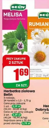 Herbatka ziołowa Belin