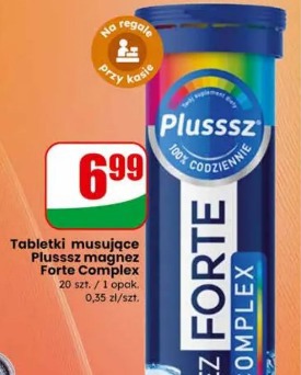 Tabletki musujące Plusssz magnez Forte Complex